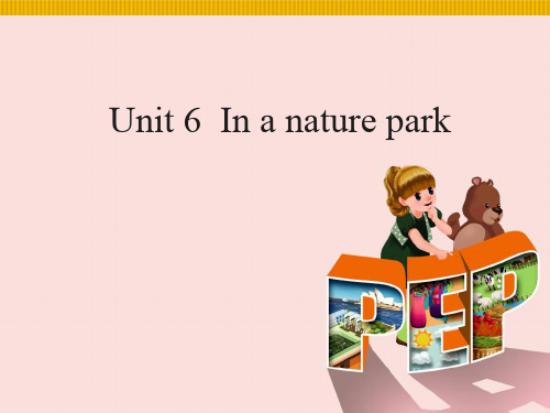 Unit 6  In a nature park课件