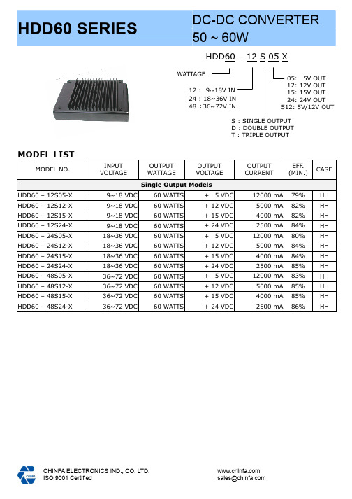 HDD50-12S12P中文资料