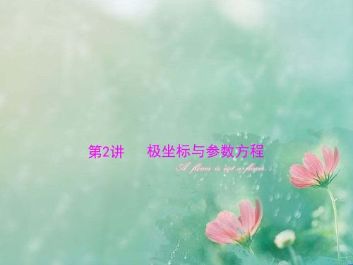 高考总复习数学(文)：18.2 极坐标与参数方程 精品优选公开课件