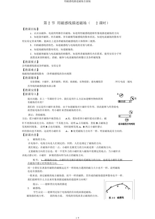 用磁感线描述磁场全面版