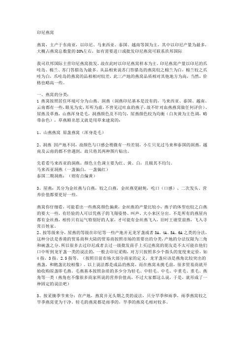 印尼燕窝