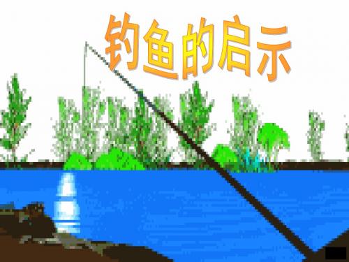 钓鱼的启示第一课时