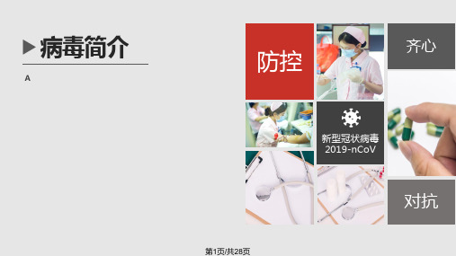 疫情防控科普宣传PPT课件