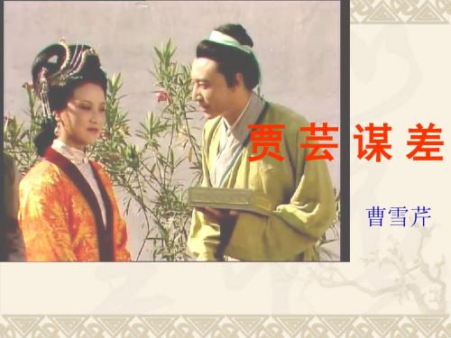 《贾芸谋差》课件
