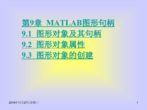 第9章 MATLAB图形句柄.ppt