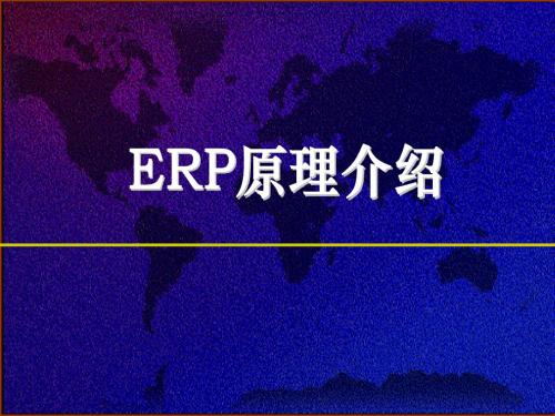 ERP原理