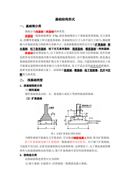 基础结构形式