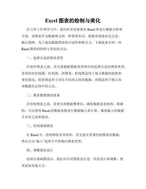 Excel图表的绘制与美化