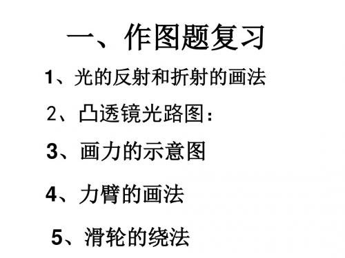 初二物理期末复习总结提纲