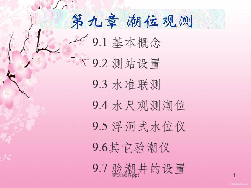 《潮位观测》PPT课件