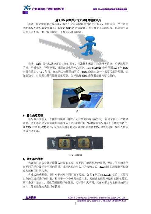 烧录BGA封装芯片时如何选择精密夹具