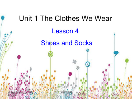 冀教版英语三起点四年级上4ShoesandSocksppt课件3