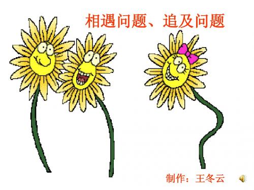 相遇问题、追及问题