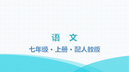 最新部编版七年级上册语文仿真模拟测试(一)