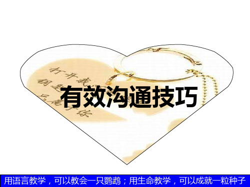 1.有效沟通技巧ppt课件