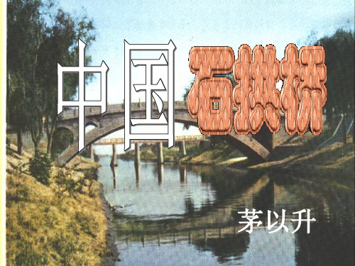 部编人教版《中国石拱桥》PPT3