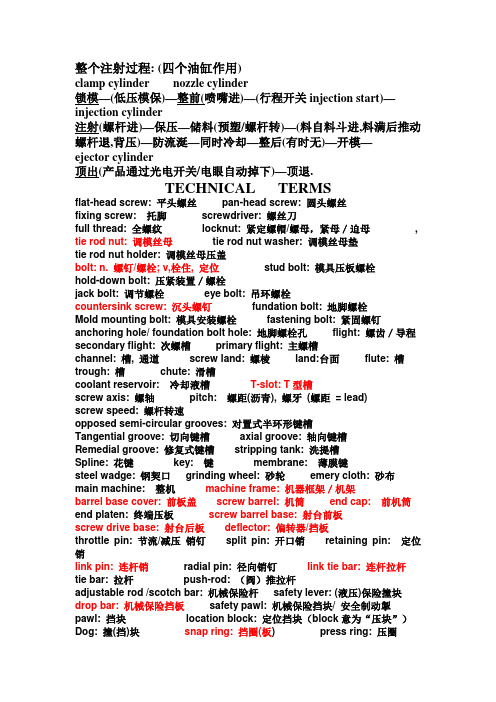 机械英语词汇