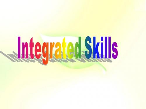 8B Unit 2 Integrated skills