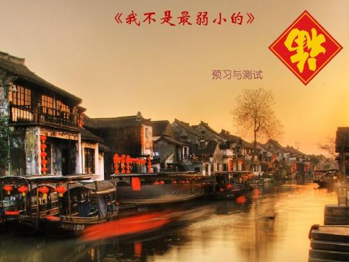 二年级下册《我不是最弱小的》 - 副本