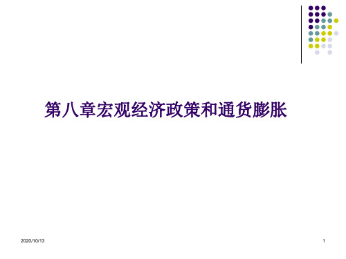 第八章宏观经济政PPT课件