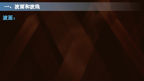 人教版选修3-4第十二章  12.6《惠更斯原理》