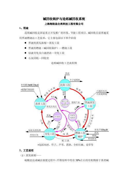 碱回收锅炉与造纸碱回收系统