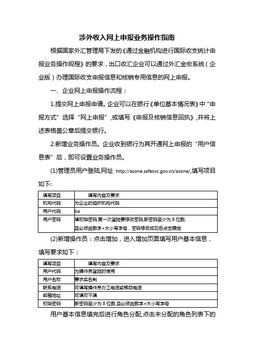 国际收支申报指南