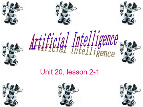 高二英语Atificial-Intelligence课件1