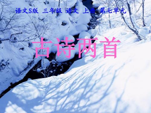 《江雪》课件
