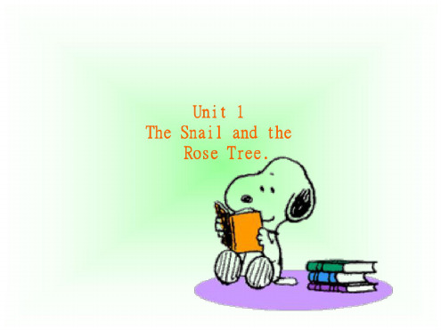 英语：Unit-1-《The-Snail-and-the-Rose-Tree》复习课件(1)(北京课改版八年级下)