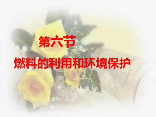 第六节 燃料的利用和环境保护(课件)