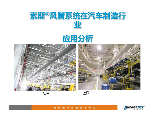 韦伯风管在汽车行业的应用-文档资料