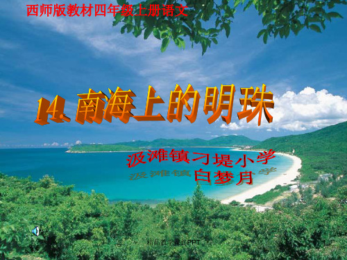 南海上的明珠西师大版