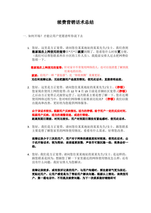 电销话术
