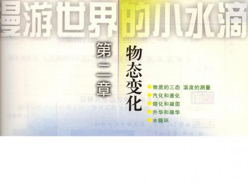 八年级物理上册 第二章《物态变化》复习课件 苏科版
