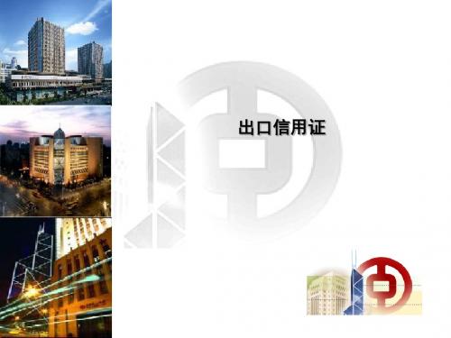 出口信用证概述(PPT29张)