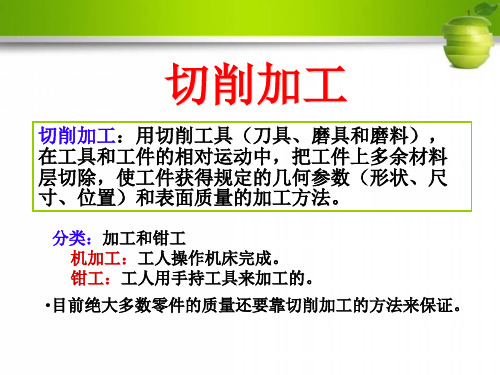 金属切削加工工艺详解