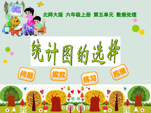 《统计图的选择》数据处理PPT课件