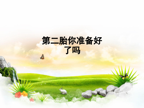 第二胎你准备好了吗ppt课件