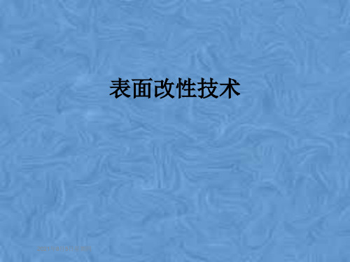 表面改性技术