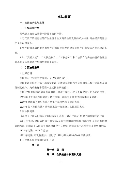 2013年秋-宪法概要