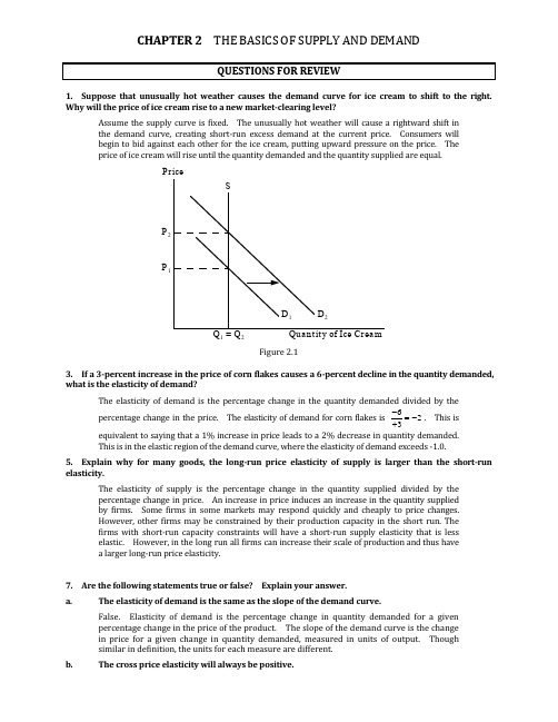 微观经济学Ch02教学文案