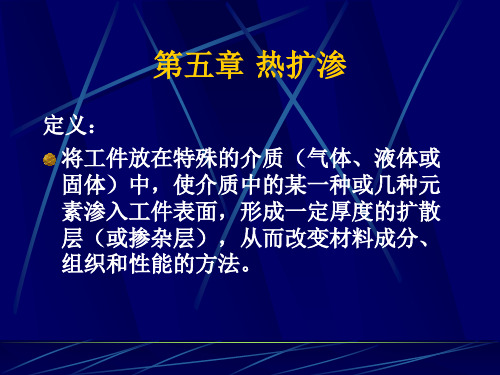 第五篇 热扩渗技术