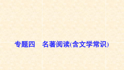 河南中考《名著阅读》(含文学常识)word版本