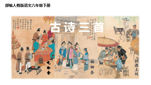 【部编版】课件-六年级下册3《古诗三首》PPT课件