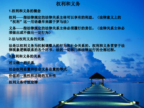 权利和义务PPT课件