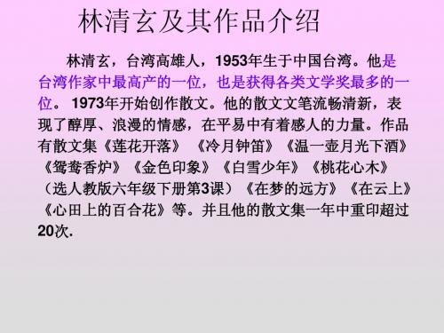 林清玄及其作品介