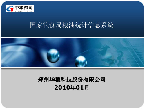 国家粮食局粮油统计信息系统手册