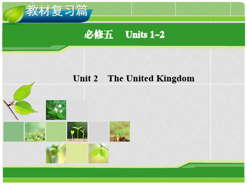 高考英语一轮复习 Unit 2 The United Kingdom指导课件