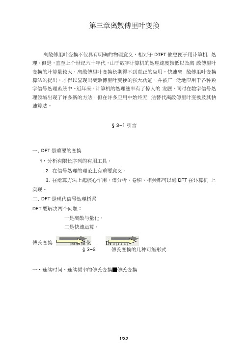 离散傅里叶变换